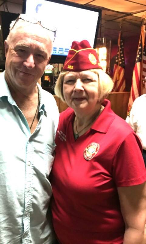 National Commander Denise Rohan and Kent Wallace