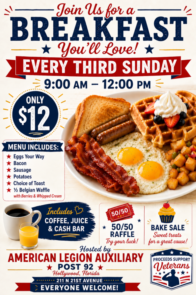 Auxiliary Breakfast